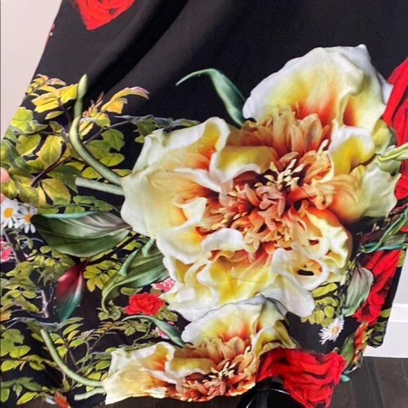 Floral Sheath Midi Dress for Weddings SMALL MEDIUM FIT - Picture 6 of 13